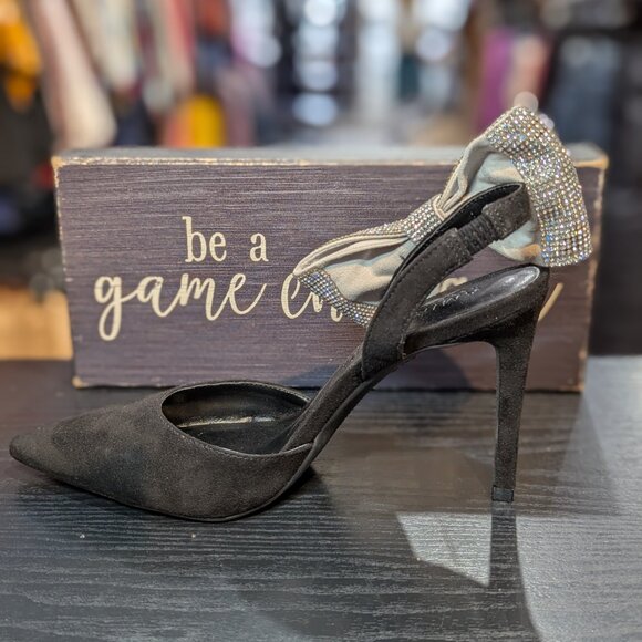 Aminah Abdul Jillil for I.N.C Forever Your Girl bow Slingback Heel - Picture 3 of 5